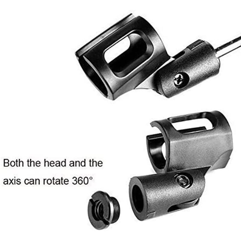 Audio Array ذراع ميكروفون ميكرو سكين AA-05 | مشبك عالمي مع حامل ميكروفون ومحول 3/8″ إلى 5/8″ لتركيبات الصدمات | مناسب للمسارح والاستوديوهات والبث ومحطات التلفزيون - Image 5