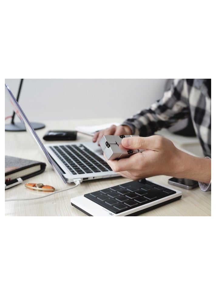 general Infinity Cubes metal, children's table fidgets, anxiety hand cranks, ADHD, EDC, sensory toys for teenage stress reduction - Image 4