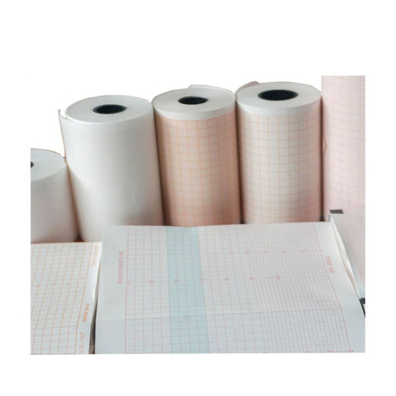 Quality Chart Paper Bionet Ecg Cardiocare 2000 and Cardiotouch 3000 Ecg Chart Paper - 215 mm X 25 meter EKG Paper (5 Rolls) - Image 3