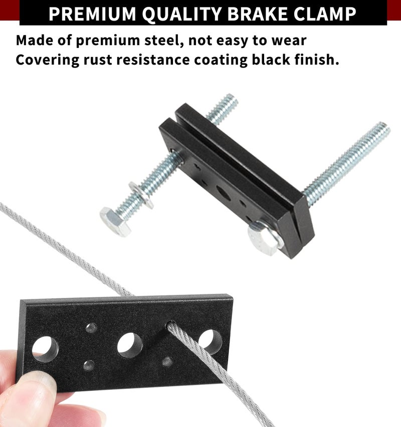 Camoo RV Brake Systems for Flat Towing, Ready Break Extra Cable Harness Kit Connected with Brake Pedal, Work Between Flat-Towing Cars and RV Tow Bars - Image 4
