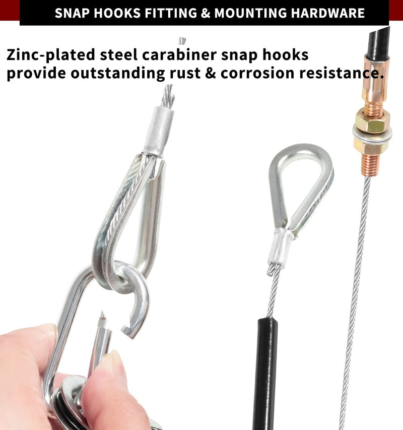 Camoo RV Brake Systems for Flat Towing, Ready Break Extra Cable Harness Kit Connected with Brake Pedal, Work Between Flat-Towing Cars and RV Tow Bars - Image 5