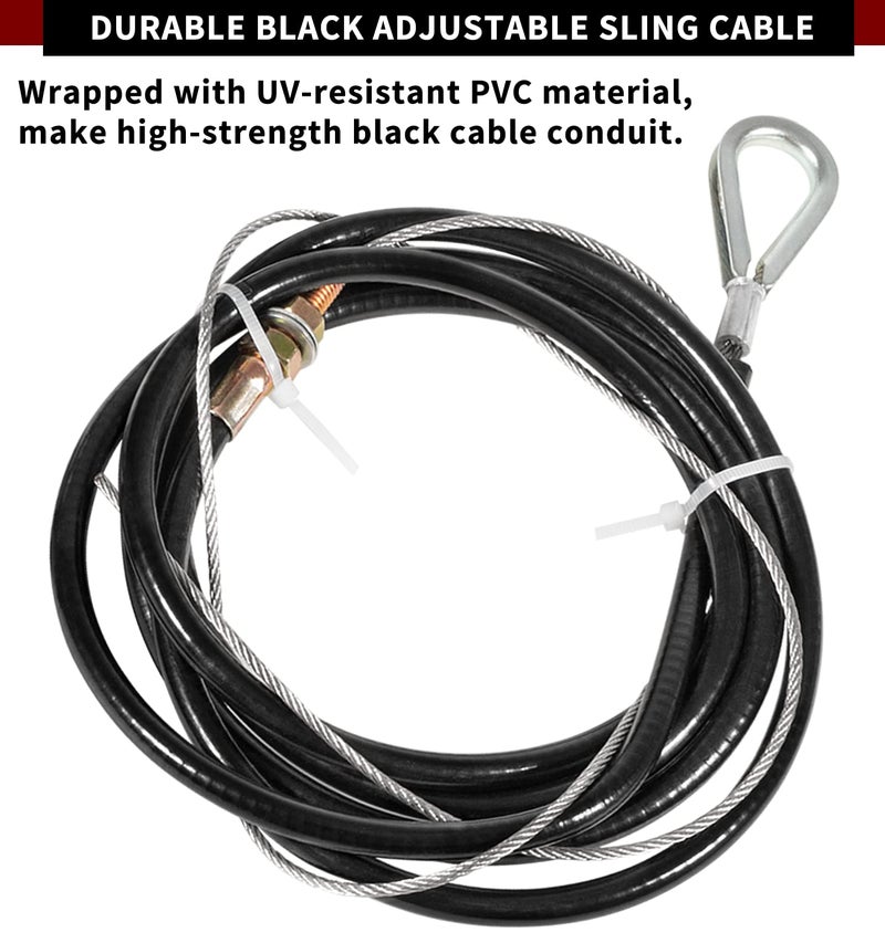 Camoo RV Brake Systems for Flat Towing, Ready Break Extra Cable Harness Kit Connected with Brake Pedal, Work Between Flat-Towing Cars and RV Tow Bars - Image 3