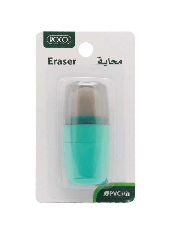 ROCO Rubber Eraser (Green/Grey) - Image 1