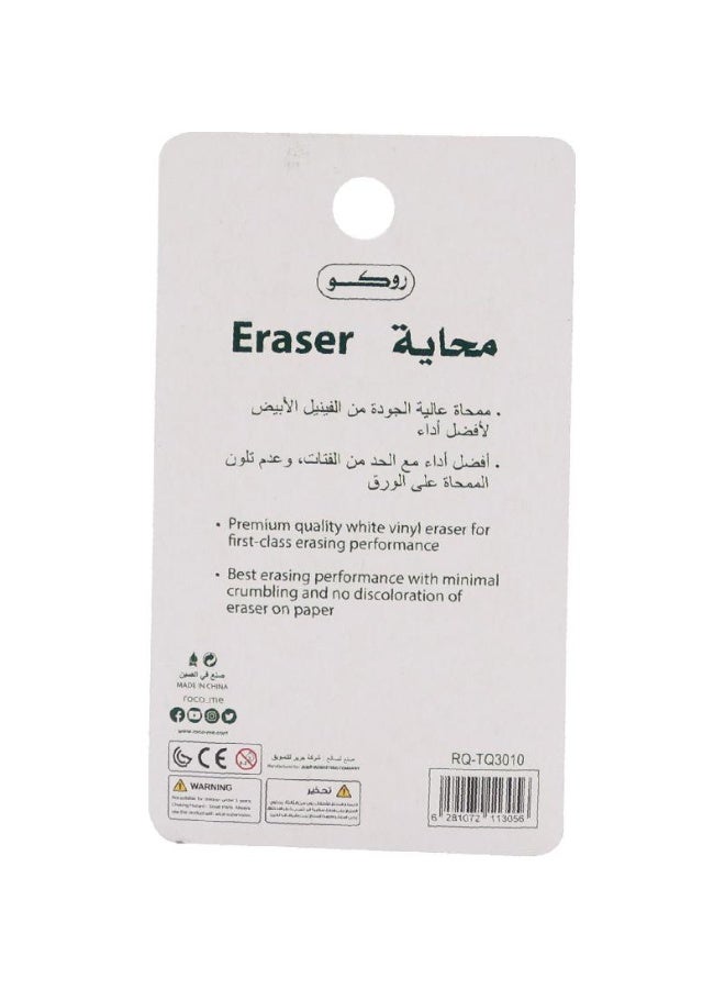 ROCO Rubber Eraser (Green/Grey) - Image 2