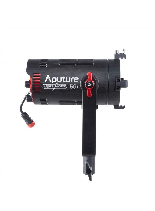 Aputure 60x Aputure Light Storm LS 60x Bi-Color LED Light 30000lux @1m, CRI 95+ TLCI 95+Built-in 9 Lighting FX, Support NP-F970 Battery, Includes Barn Doors Support Sidus APP Control - Image 2