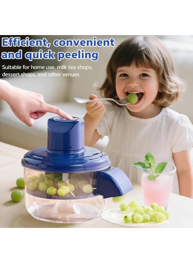 SPECTON Automatic Rechargeable Peeling Machine, Electric Fruit & Vegetable Peeler Automatic Grape Peeler Machine Skin Remover Tool for Home Kitchen - Image 3