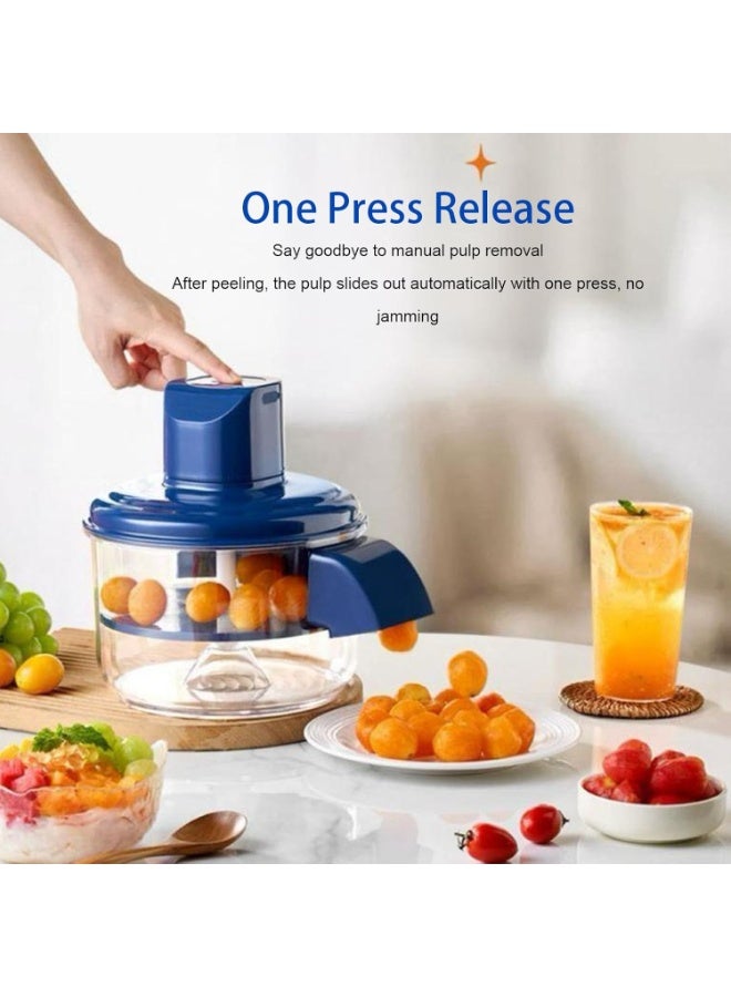 SPECTON Automatic Rechargeable Peeling Machine, Electric Fruit & Vegetable Peeler Automatic Grape Peeler Machine Skin Remover Tool for Home Kitchen - Image 2