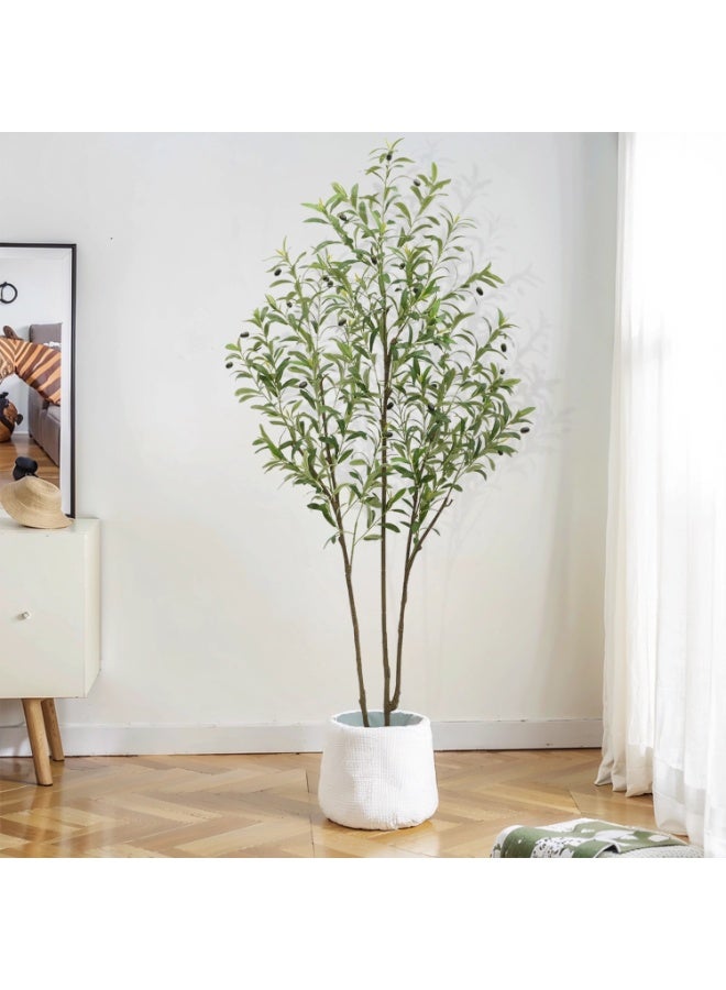 تقليد النباتات الخضراء الحقيقية والمزيفة 180 سم ، أشجار الديكور ، النباتات في الأواني الداخلية ، الأرضية الكبيرة إلى السقف الراقية ، غرفة المعيشة الفاخرة الخفيفة ، الأشجار المزيفة ، النباتات التقليدية الحيوية - Image 4