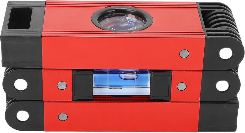 Dioche Foldable Level, Magnetic, Red, 3 Sections, Aluminum, FL3-Red - Image 4