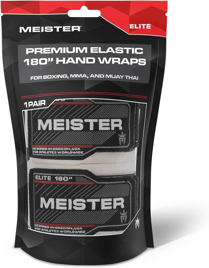 Meister Elite 180" Premium Adult Hand Wraps for MMA & Boxing (Pair) - Image 3