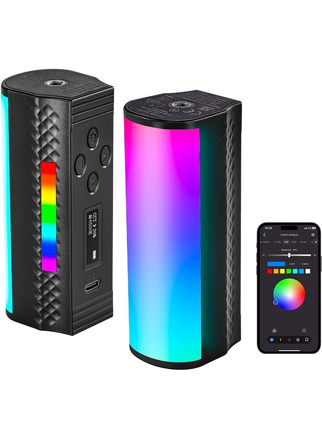 NEEWER Magnetic Handheld Light Wand with APP Control, 360° Full RGB Mini LED Video Light Stick with 2500mAh Battery, 2500K~8500K Dimmable CRI 97 with 17 Light Scenes for Photography Vlog TikTok, TL97C - Image 1