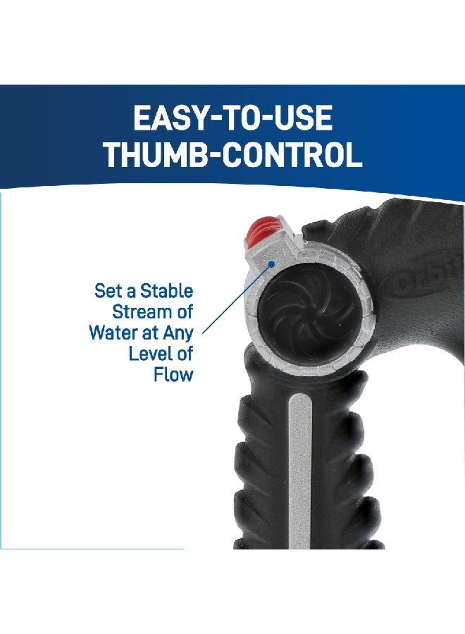 أوربت اوربت سلسلة برو فوهة بمقبض 8 أنماط للرش أسود وأحمر 13.33 x 8.33 x 12.5 سم 26812 - Image 4