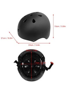 Captaintech Kids Helmet And Pads Set - 7 In 1 - Adjustable Kids Knee Pads Elbow Pads Wrist Guards For Scooter Skateboard Roller Skating Cycling-Red  - Image 4