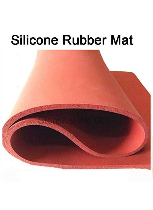 SCHOFIC SCHOFIC Red Rubber 5MM Silicone Pad For OCA Lamination Machine Soldering Heat Press Pad Mat For Flat Heat Transfer Press Replacement Pad  - Image 2