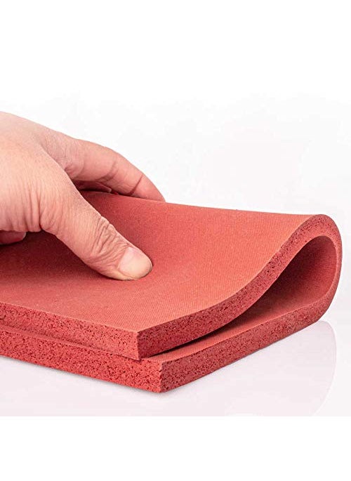 SCHOFIC SCHOFIC Red Rubber 5MM Silicone Pad For OCA Lamination Machine Soldering Heat Press Pad Mat For Flat Heat Transfer Press Replacement Pad  - Image 4
