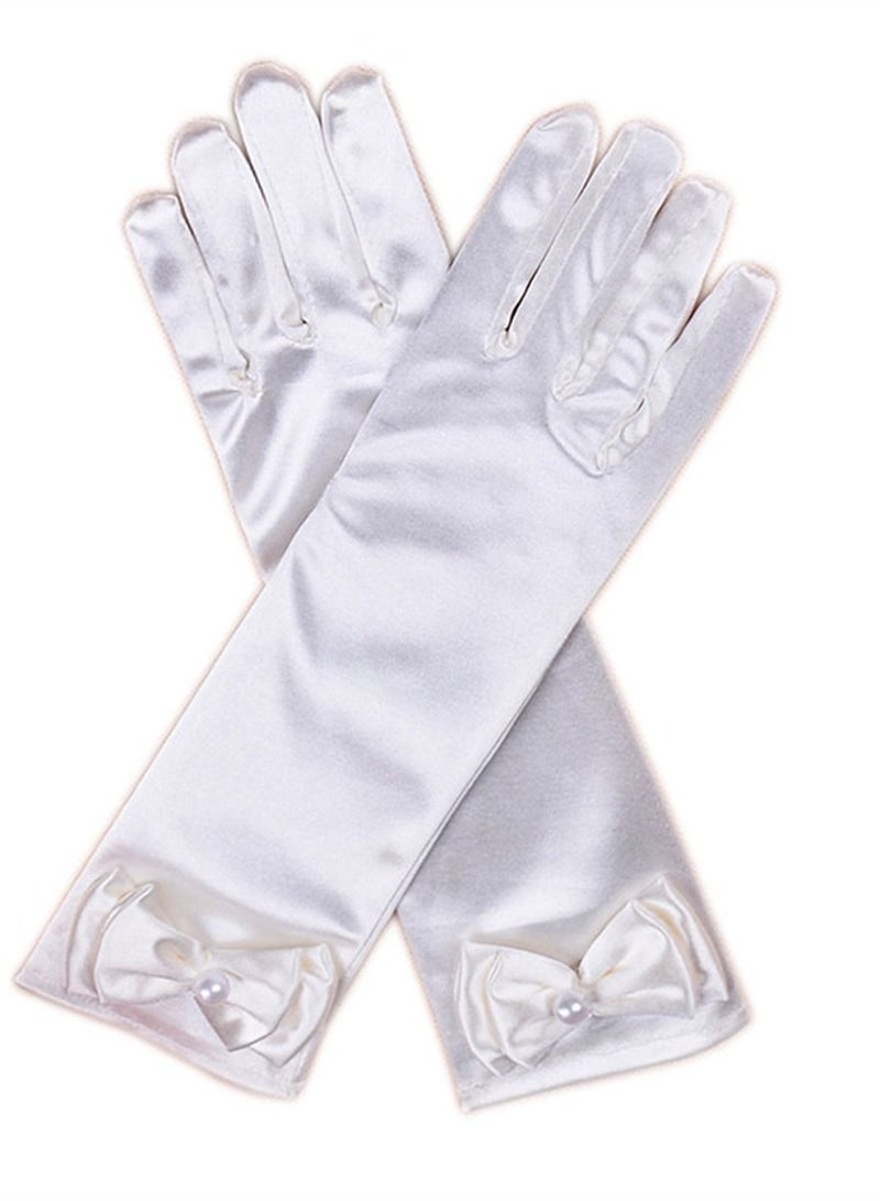 Loquat Princess Elsa Dressed In Gloves White 