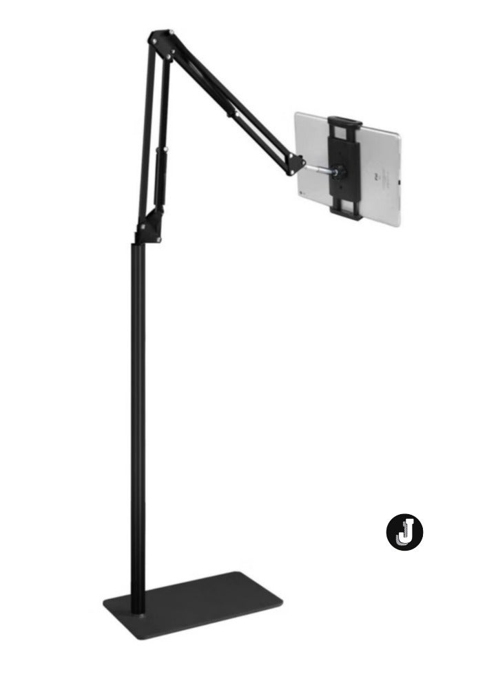 JAJEEK New Universal Floor Adjustable Tablet Stand Holder: 360-Degree Rotation for Phone & Tablet  - Image 1