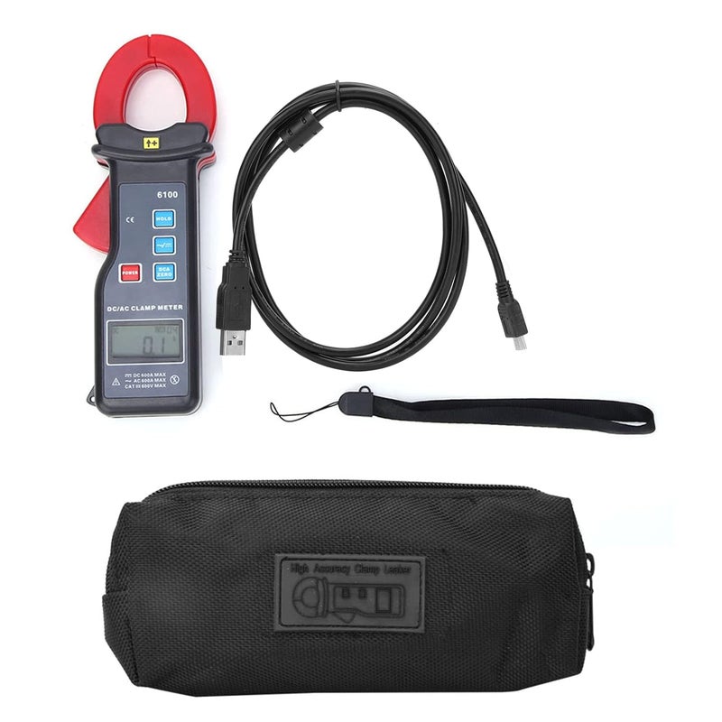 Digital Clamp Meter 1000A AC DC Auto Range Data Hold LCD Backlight Portable - Image 2