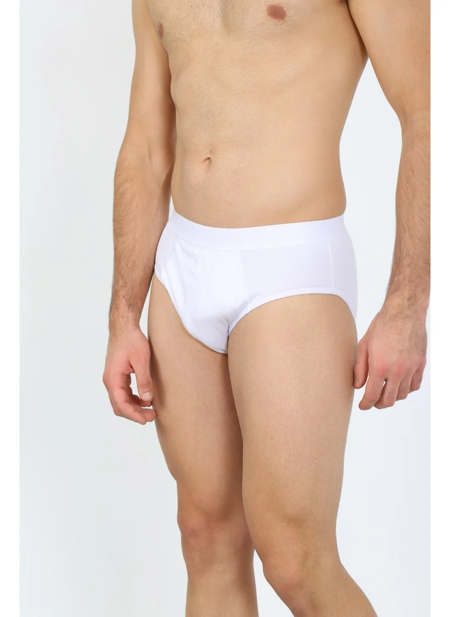 اكبينيز Men's Cotton Lycra Slip White 40132