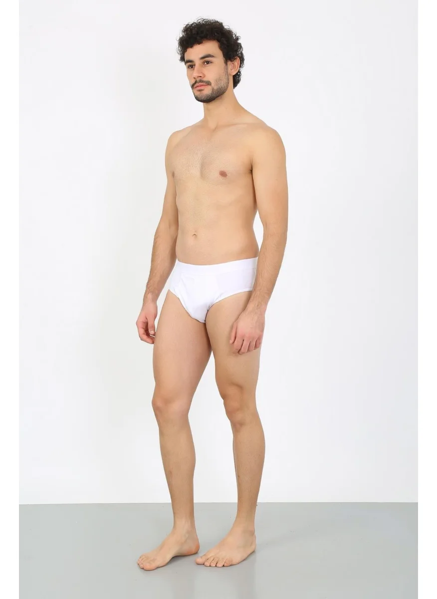 اكبينيز Men's Cotton Lycra Slip White 40132