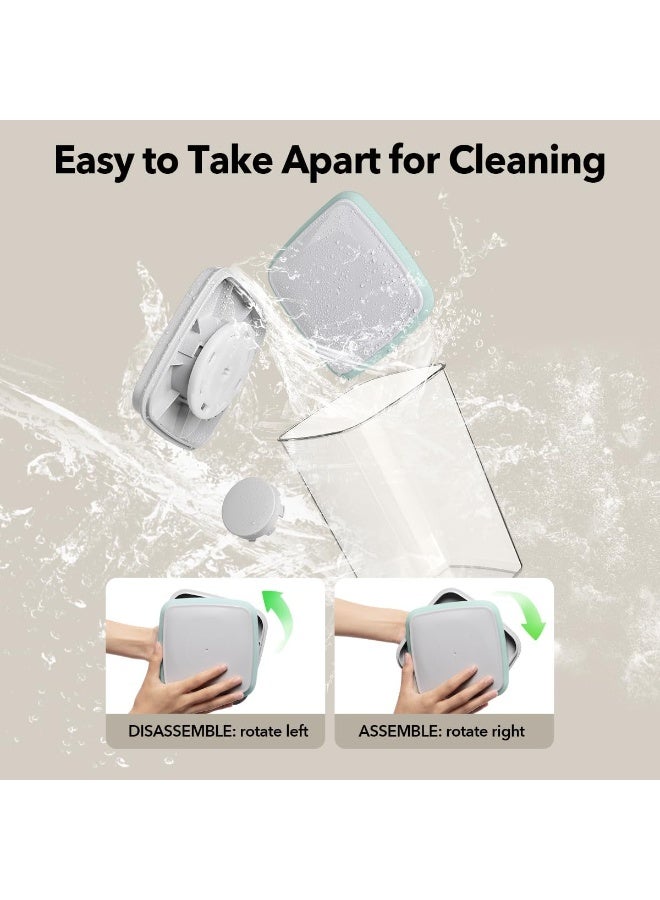 أنكو مجموعة أوعية تخزين طعام فاخرة محكمة الغلق من Ankou، 4 قطع، مع غطاء قابل للفتح، خالية من مادة BPA، لتخزين الحبوب والأرز والدقيق والمعكرونة والوجبات الخفيفة، قابلة للتكديس ومتينة، منظم مخزن المطبخ بسعة مغرفة (4 قطع × 4 لتر / 4.2 كوارت / 135 أونصة) - Image 3