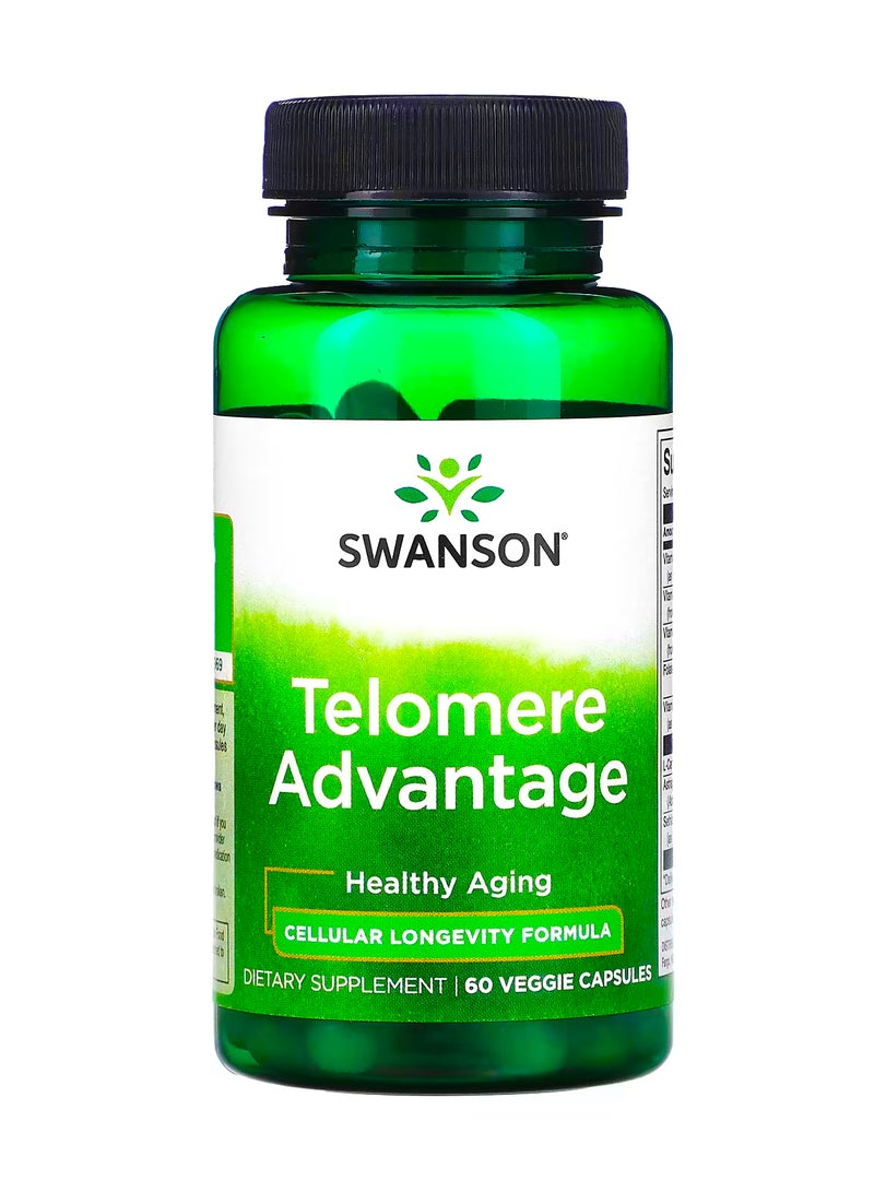 سوانسون ميزة التيلومير  60 كبسولة نباتية