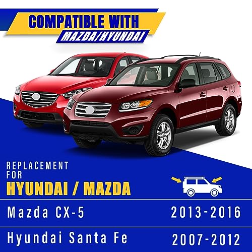 Rooppa 3 wipers Replacement for 2013-2016 Mazda CX-5/2007-2012 Hyundai Santa Fe, Windshield Wiper Blades Original Equipment Replacement - 24"/18"/14" (Set of 3) U/J HOOK - Image 5