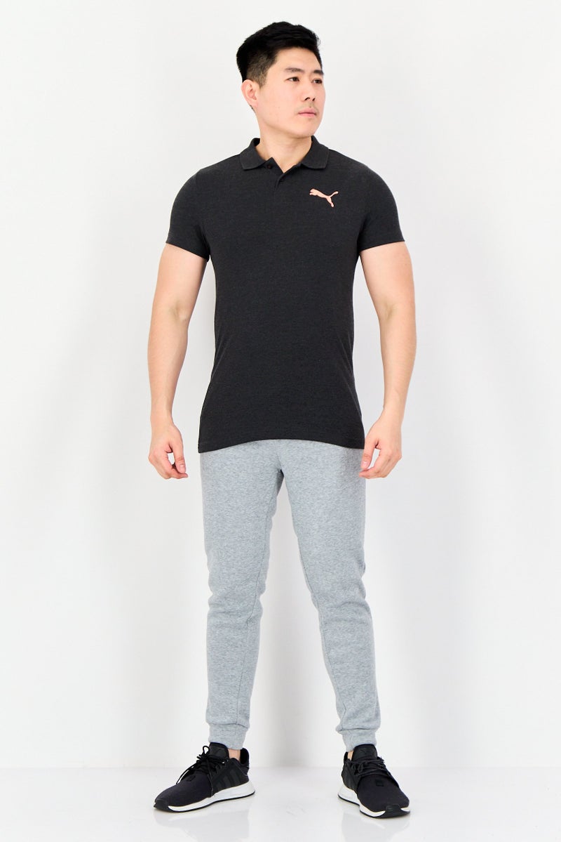 PUMA Men Slim Fit Short Sleeves Outdoor Polo Shirt, Black Heather - Image 4