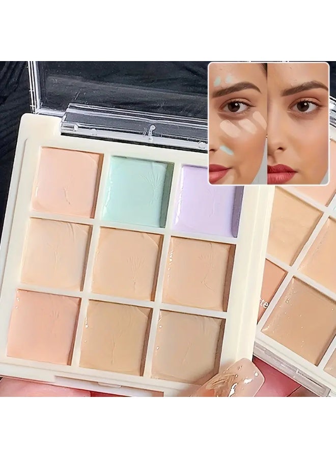 MGL 9 Color Concealer, Perfect Concealer, Covering Spots, Acnes, Dark Circles, Tears, Brightening Concealer, Suitable for All Skin Types - Image 3