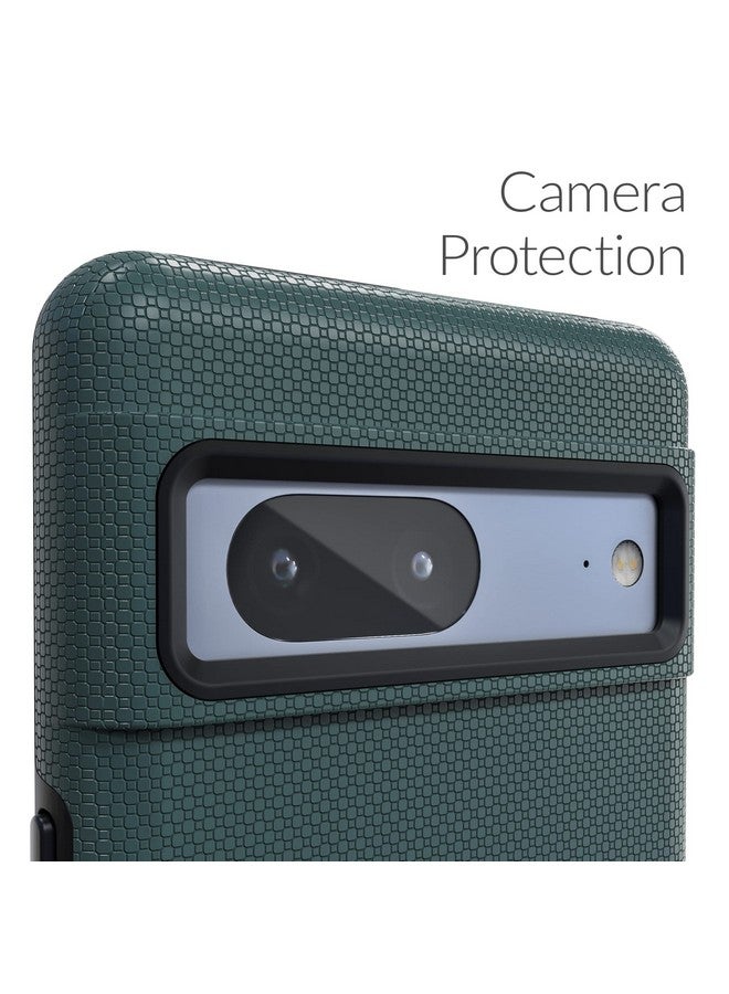 Crave Dual Guard for Google Pixel 7 Case, Shockproof Protection Dual Layer Case for Google Pixel 7 - Forest Green - Image 2