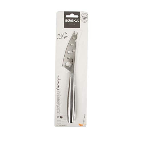 BOSKA Stainless Steel Cheese Knife - Copenhagen Nr.2 For All Types of Cheese - Multi-Functional Cheese Slicer - Handheld Slicer - Silver Non-Stick - Dishwasher Safe - For Kitchen Cooking - Image 5