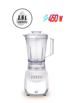 GENERAL SUPREME Blender, 1.50 Liter, 450 Watt, with Mill, White 