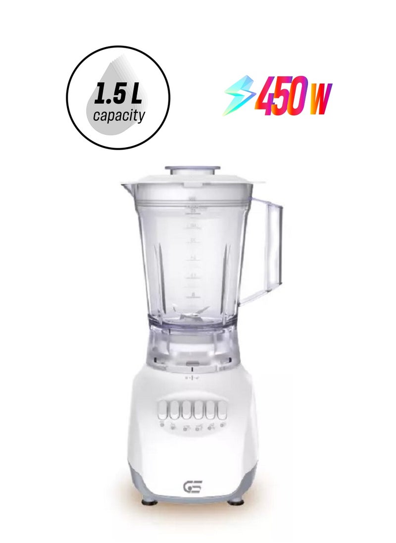 GENERAL SUPREME - Blender, 1.50 Liter, 450 Watt, with Mill, White - Image 1