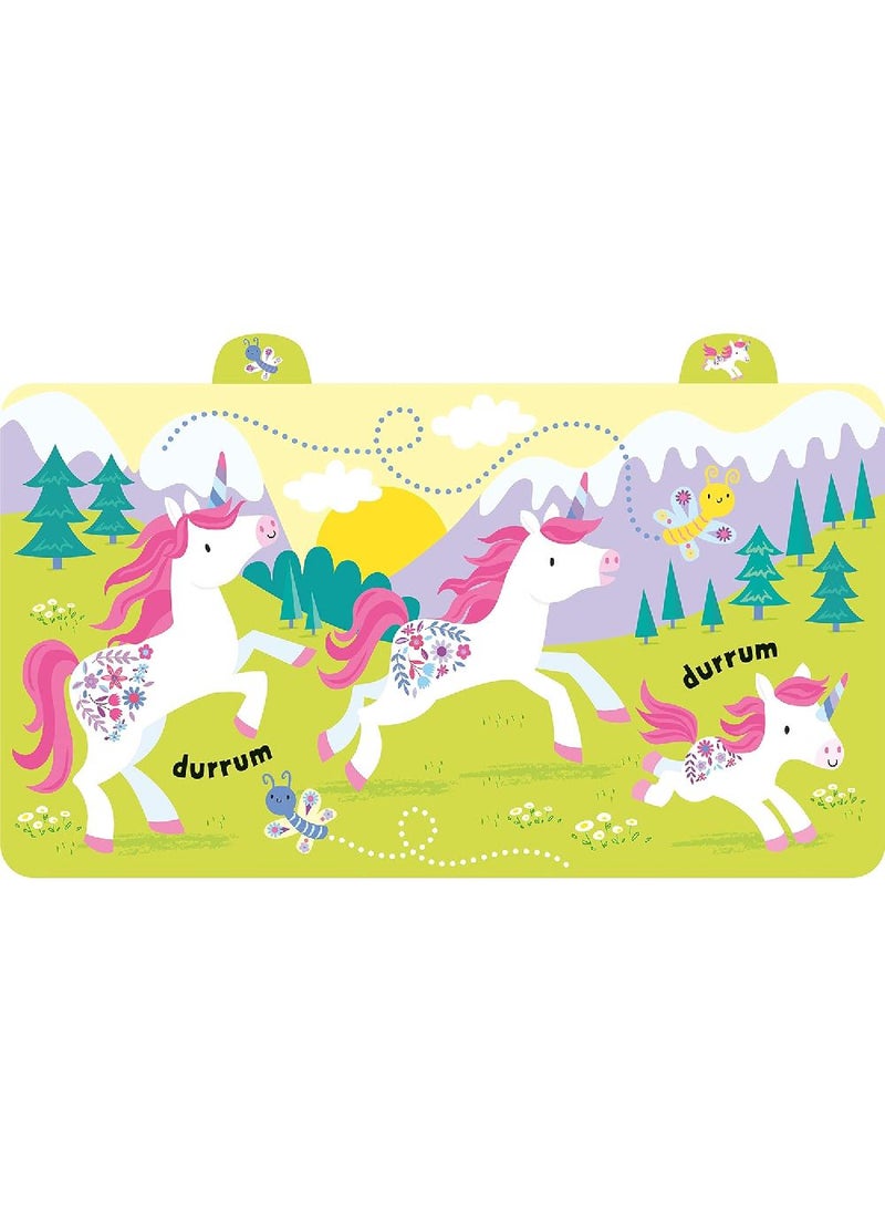 Usborne كتاب أوزبورن الأول المليء بالأصوات: اليونيكورن – كتاب صوتي تفاعلي للأطفال والرضع، تعلم حسي مع أصوات اليونيكورن السحرية - Image 3