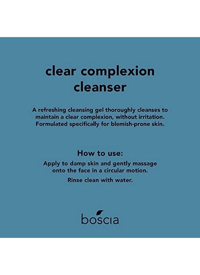 boscia - Clear Complexion Cleanser Vegan Crueltyfree Daily Face Wash & Pore Minimizer Natural Clean Skincare Acne & Blackhead Remover 5 Fl Oz - Image 1