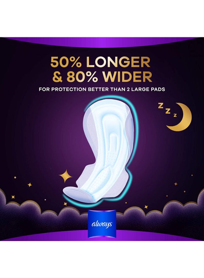 Always Dreamzz pad Clean & Dry Maxi Thick Night long sanitary pads with wings 20ct Dual pack - Image 4