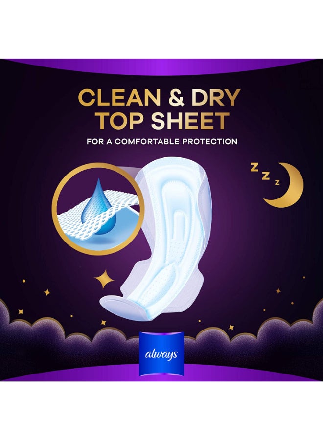 Always Dreamzz pad Clean & Dry Maxi Thick Night long sanitary pads with wings 20ct Dual pack - Image 5