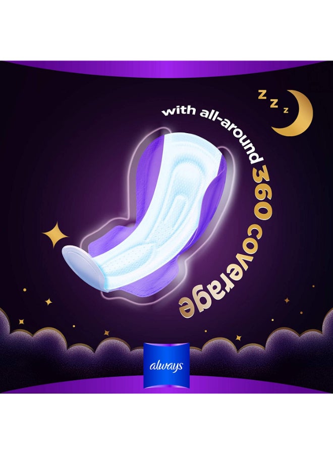 Always Dreamzz pad Clean & Dry Maxi Thick Night long sanitary pads with wings 20ct Dual pack - Image 2
