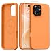 GONEZ Magnetic for iPhone 16 Pro Case Compatible with MagSafe AntiScratch Microfiber Lining Screen Protector Silicone Camera Control Shockproof Slim Phone Cover 63 inch Orange - Image 2