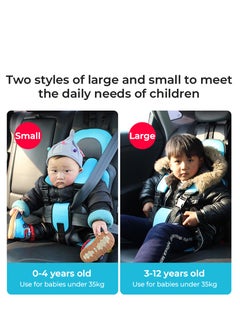 MLADEN Child Safety Seat Mat Baby Car Seat Suitable 0 months to 6 years Child Safety Seat Car Convenient Removable and Washable Baby Safety Seat Portable Child Car Safety Chair with Five-point Safety Belt  - Image 2