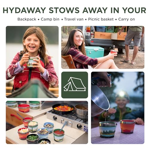 HYDAWAY 1.5-Cup Collapsible Insulated Bowl with Lid - BPA-Free, Leak-Resistant, and Ultra-Compact for Travel, Camping & Everyday Meals - Image 5