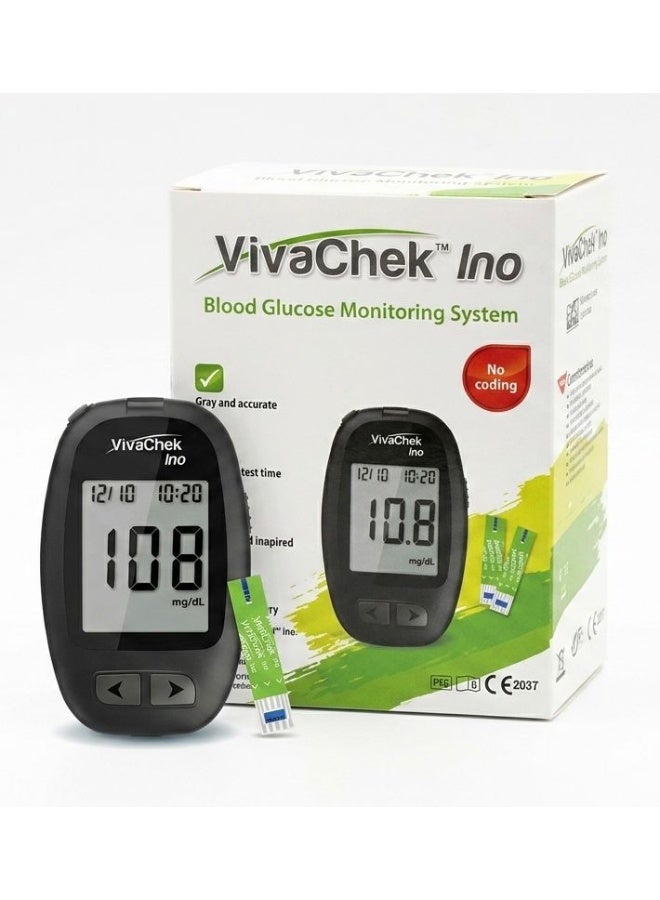 LogChek Blood Glucose Monitoring System 10 Strips +10 Lancets - Image 1