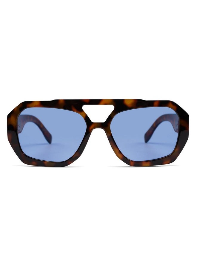 Sojos Trendy Aviator Sunglasses For Womens Mens Polarizedhexagonal Square Double Bridge Designer Inspired Sun Glasses Sj2288  - Image 3