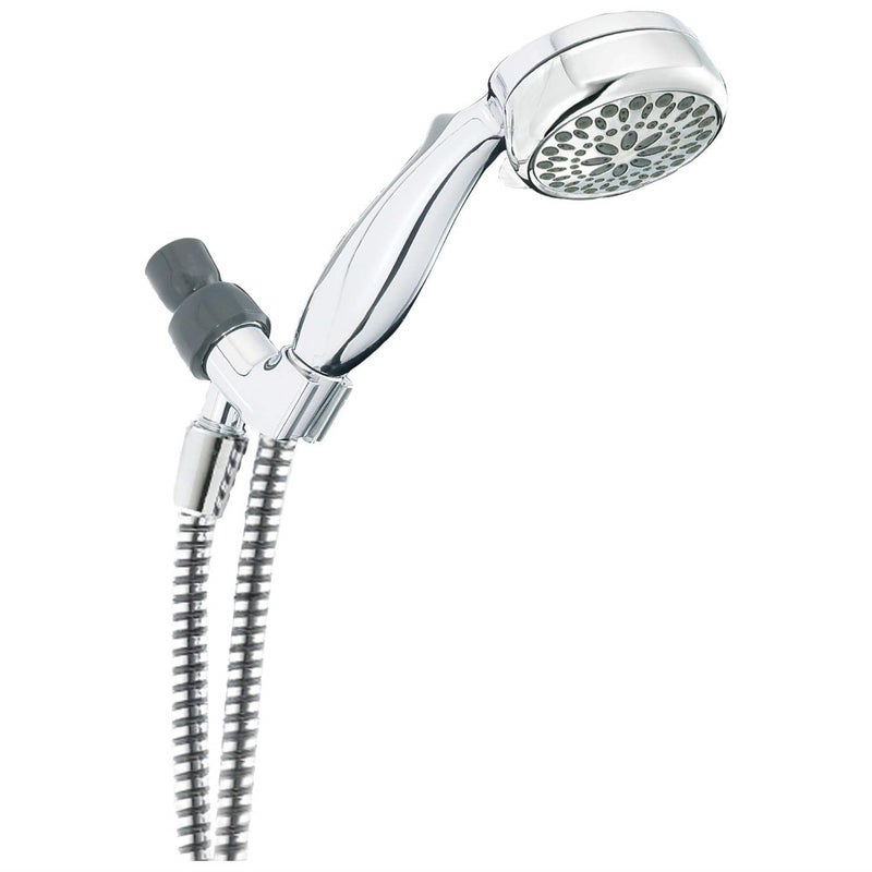 Delta Faucet 7-Spray Touch-Clean Hand Held Shower Head with Hose, Chrome, 75700 - Image 1