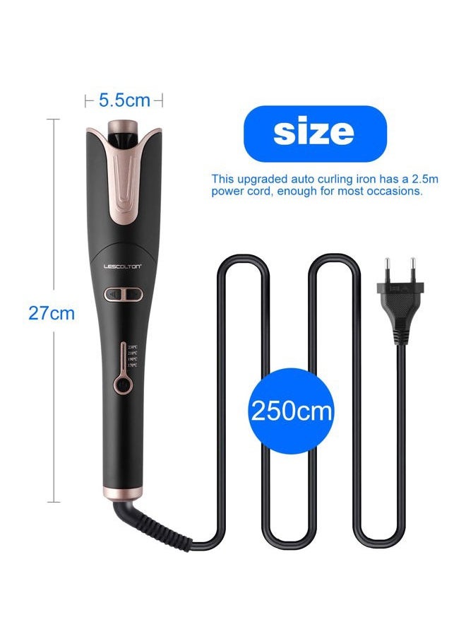 Lescolton - Automatic Hair Curling Iron, Rotating Curlers Iron with 1" Barrel Curls, Hair Curler Wand with 4 Temp & Dual Voltage, Anti-Scald, Auto Shut-Off - Image 1