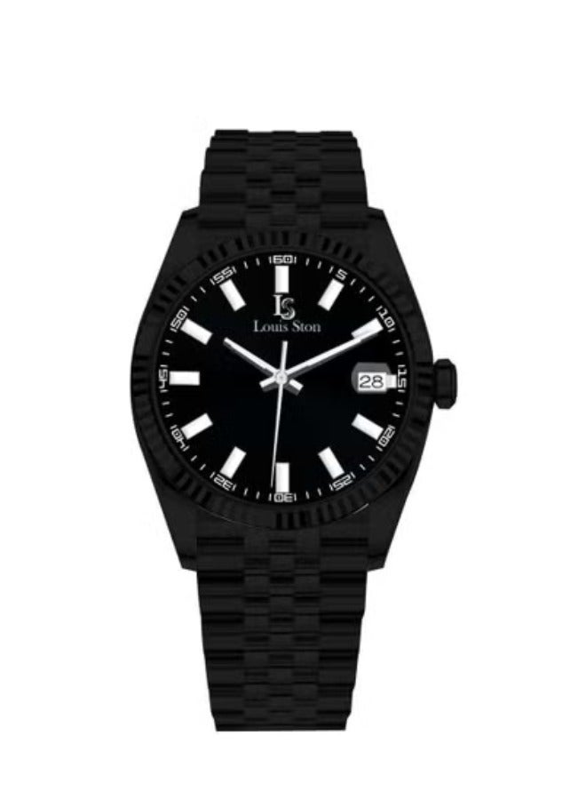 Louis Ston Men's waterproof watch, high quality steel
