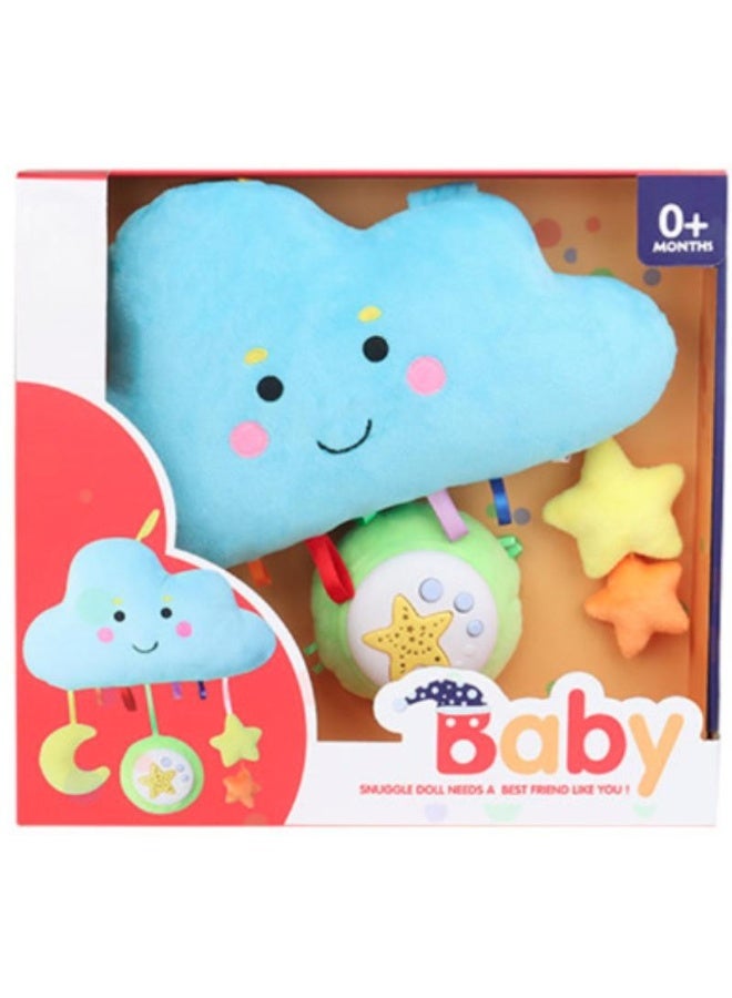 ☁️ لعبة سحابة موسيقية معلقة للأطفال – مع إضاءة وألحان مهدئة - Image 1