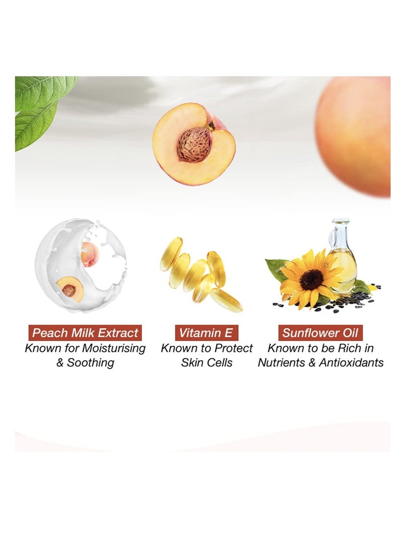 LAKMÉ Peach Milk Soft Crème Moisturizer for Face 100 g Daily Lightweight Whipped Cream with Vitamin E for Soft  Glowing Skin  Non Oily 24h Moisture  Pack of 2