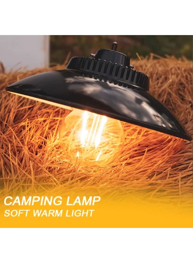 Vintage Retro Camping Pendant Light USB Rechargeable LED Hanging Lamp For Outdoor Indoor - Image 3