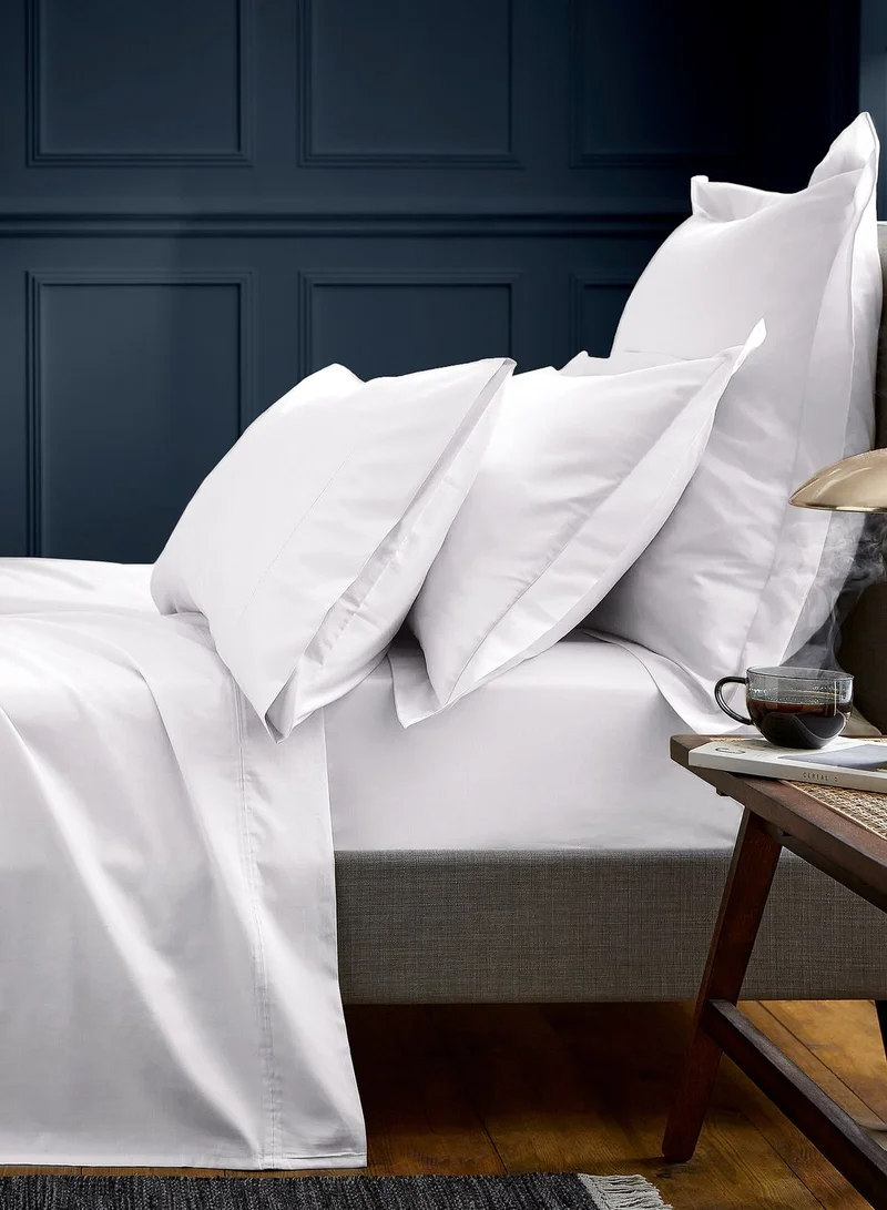 Bedeck of Belfast 600Tc Egyptian Cotton Plain Emperor Fitted Sheet